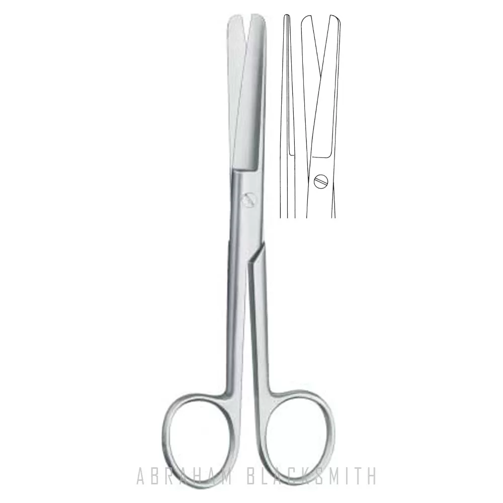 Scissors Straight 14cm Tip Blunt