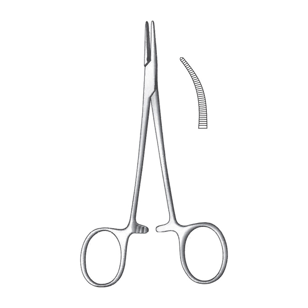 Halsted Mosquito Forceps, Curved, Delicate 12cm