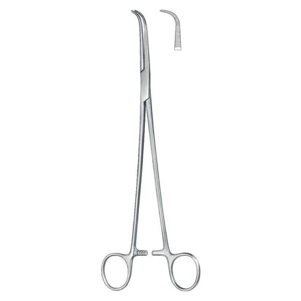 Gemini Forceps, Full Curved, Delicate 13cm