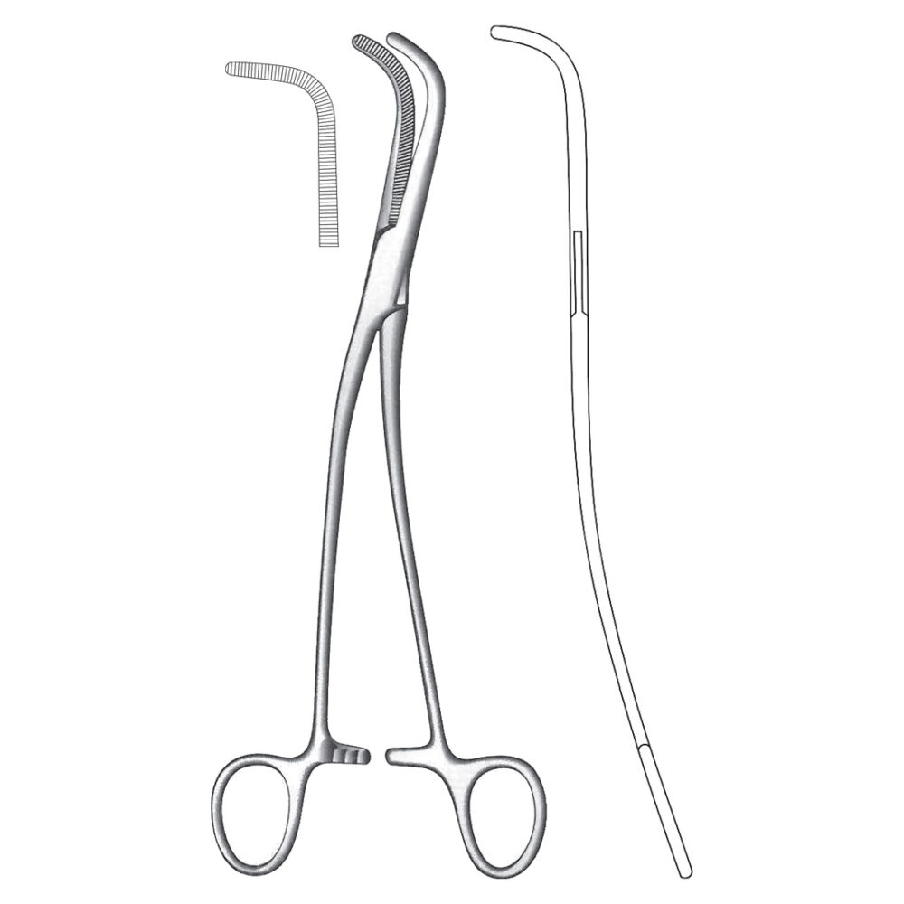 Gray Cystic Duct Forceps 23cm