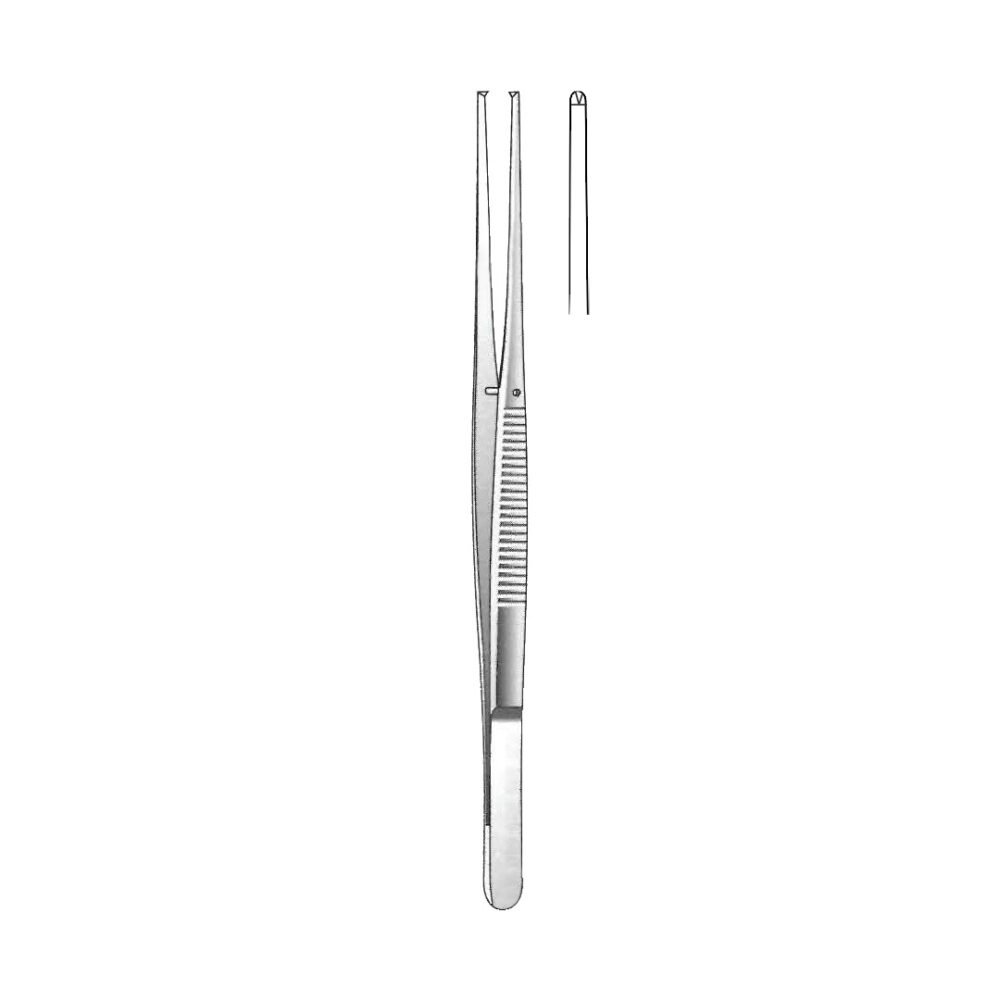 Semken Tissue Forceps, 1x2 Teeth 15cm