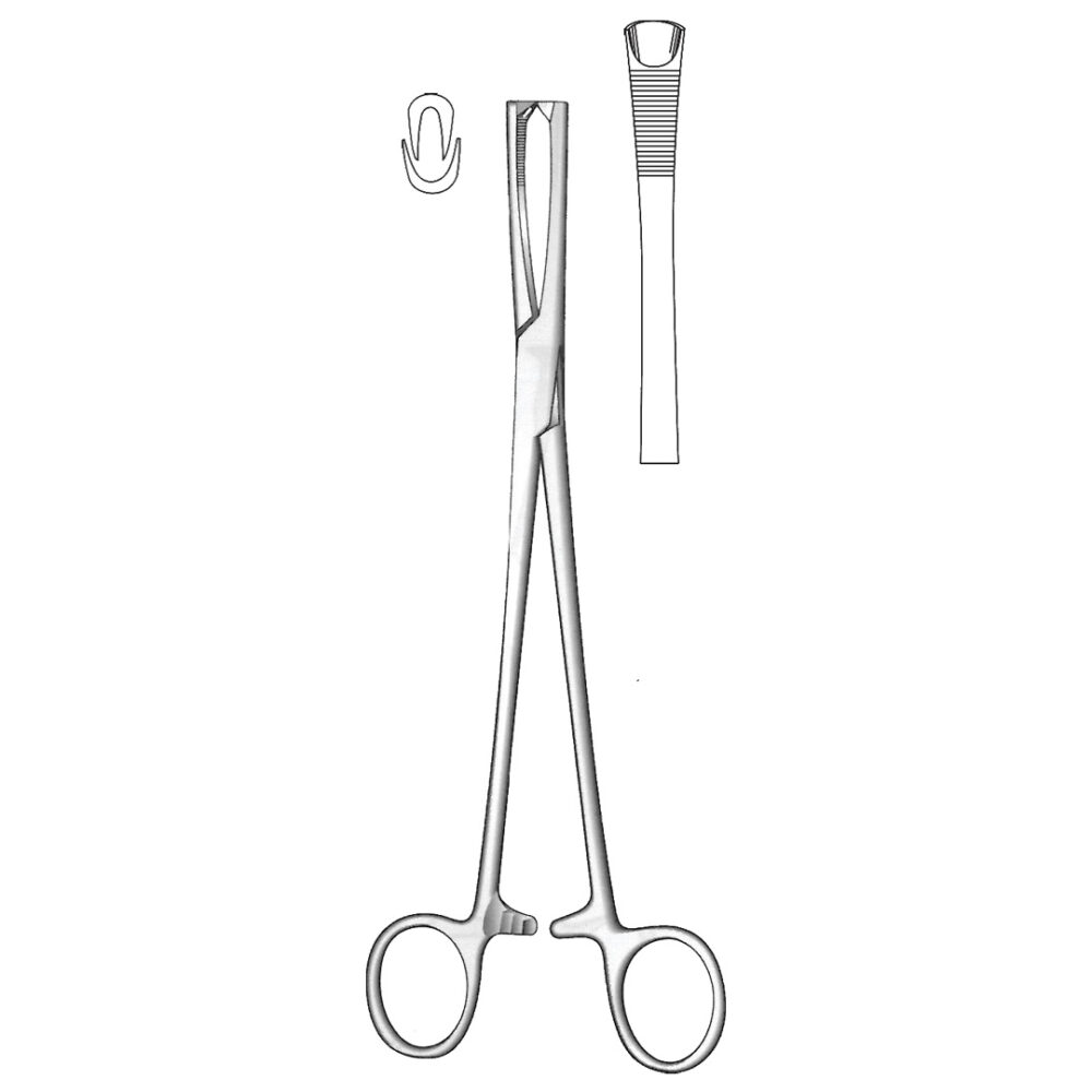 Jacobs Vulsellum Forceps, Straight 21cm