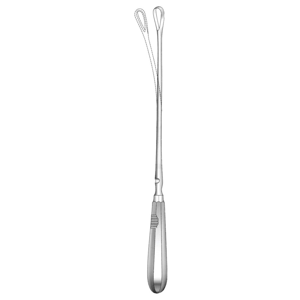 Sims Uterine Curette, Sharp Fig.3 26cm