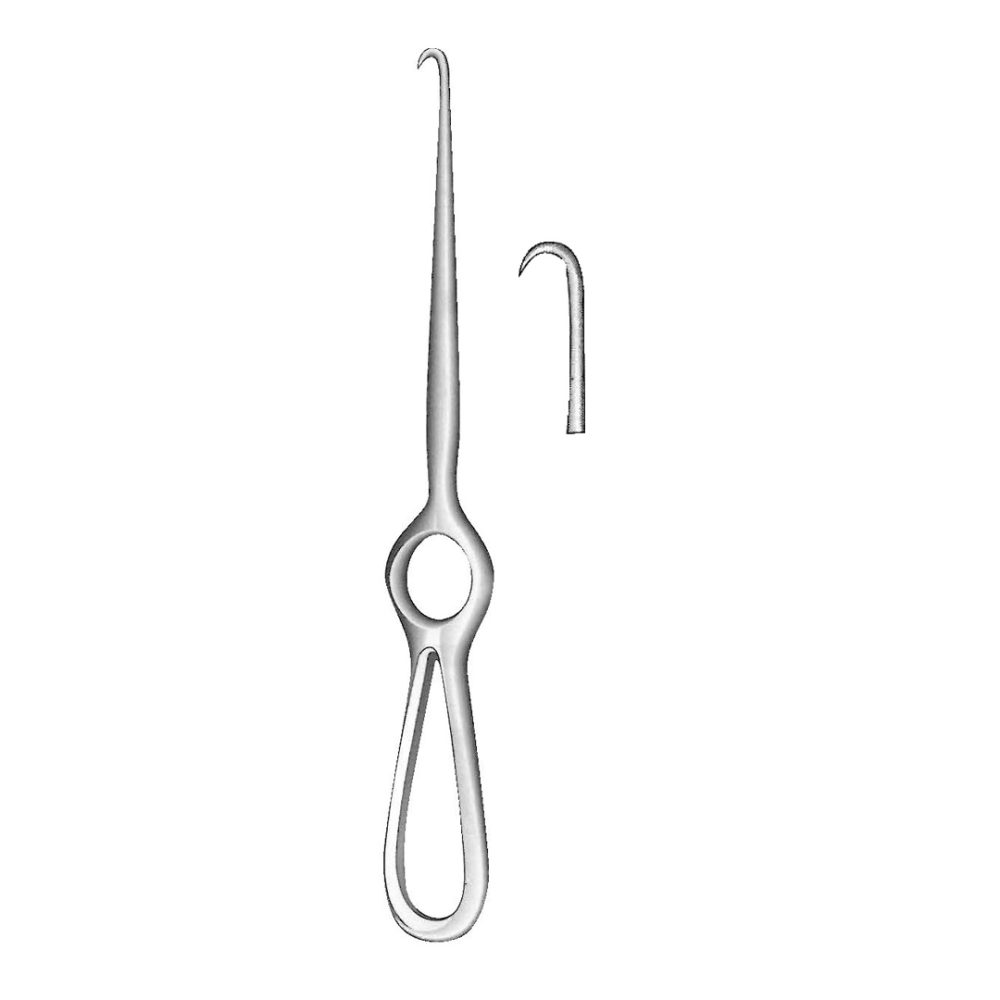 Volkman Retractor, Sharp, Single Prong 23cm