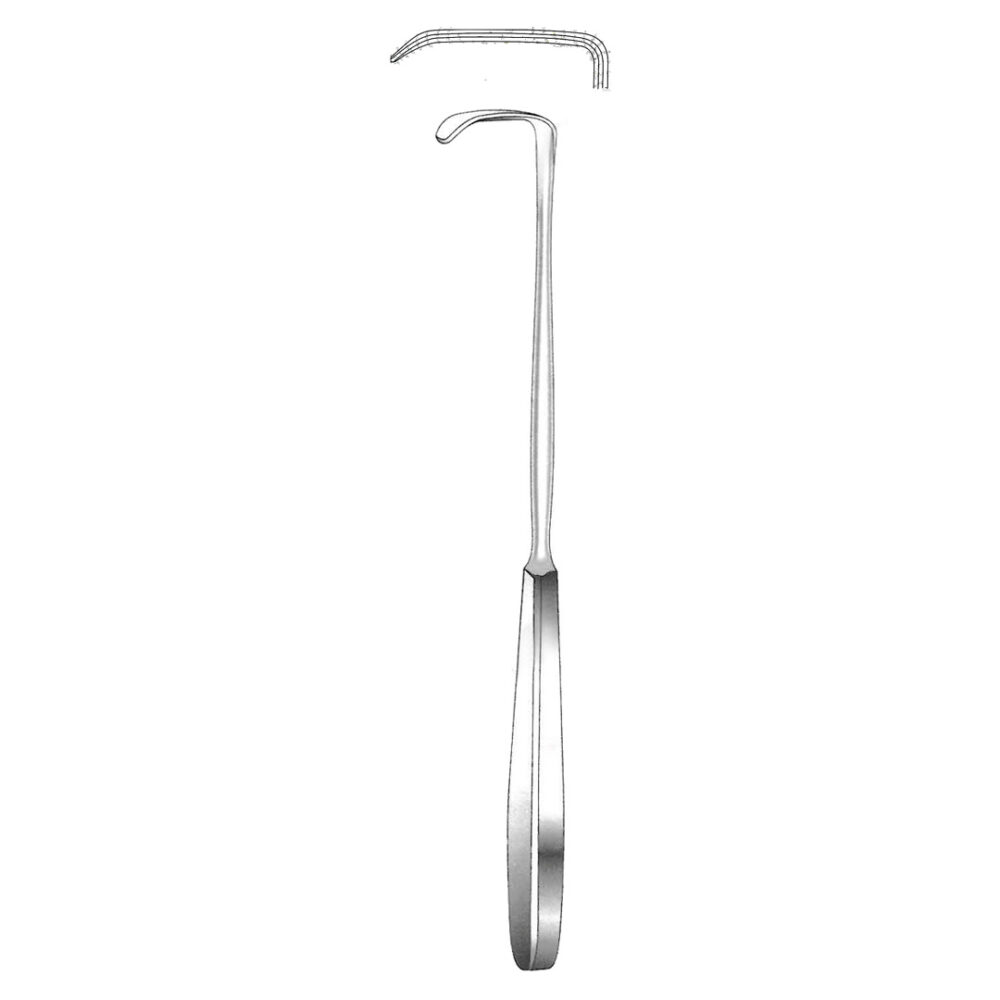 Kelly Retractor, Blade, 65 X 50 Mm, 26 Cm / 10¼"