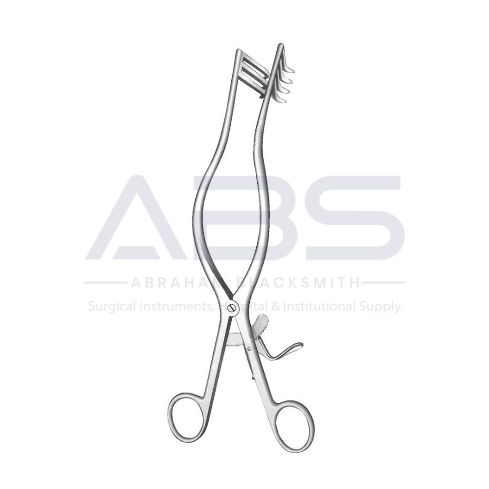 Adson Baby Retractor Sharp 3×4 Teeth 20cm