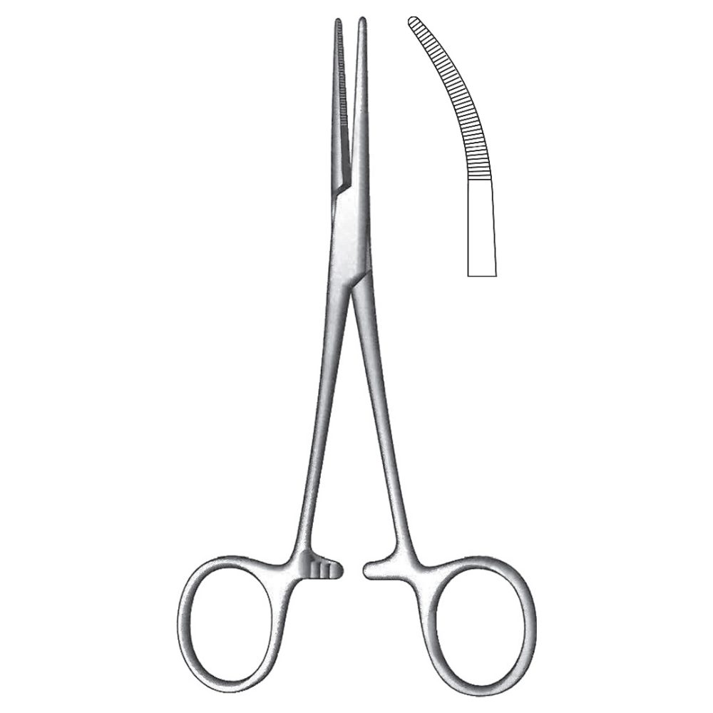 Kelly Forceps, Curved 14cm