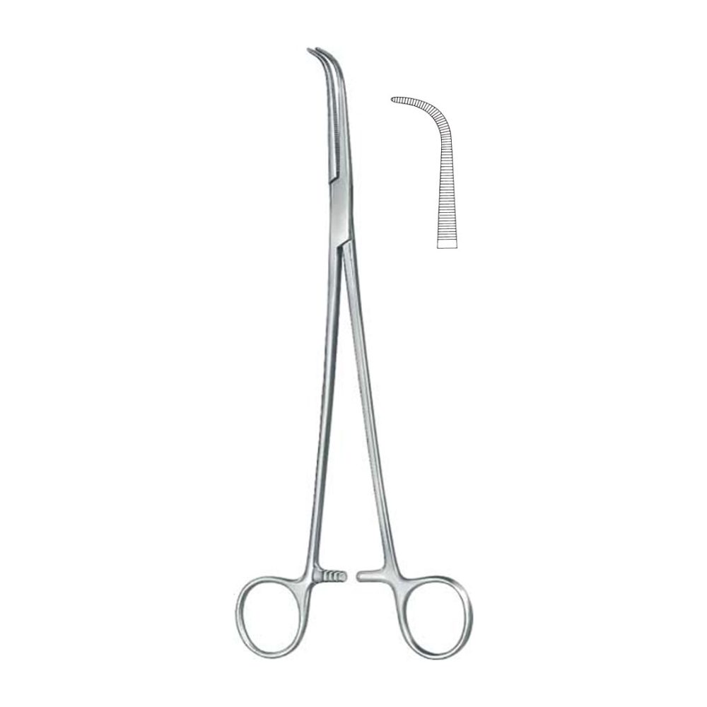 Gemini Forceps, Full Curved, Delicate 18cm