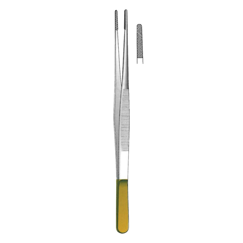 Potts Smith Tissue Forceps, TC Jaws 25cm