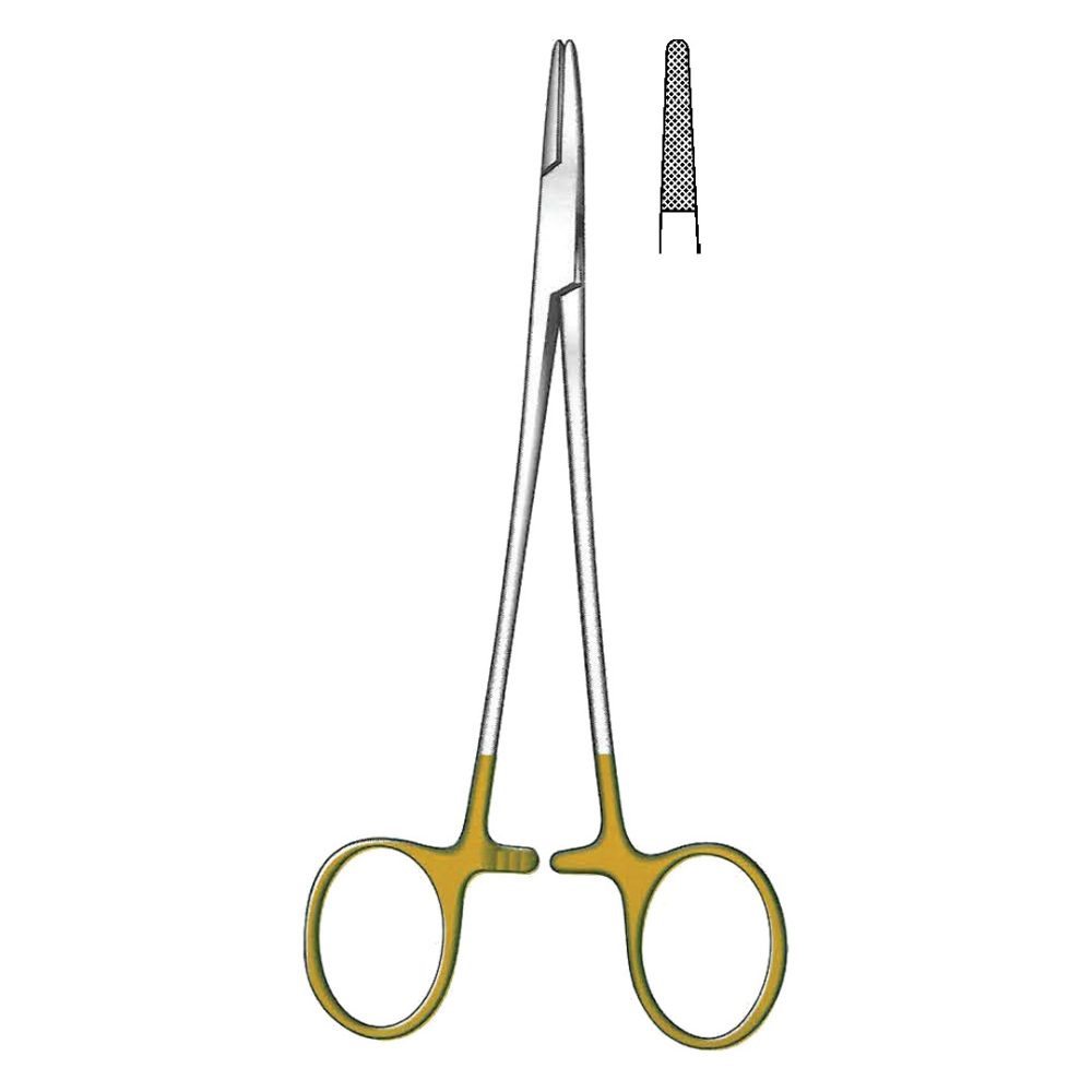 Crile Wood Needle Holder, TC Jaws 15cm