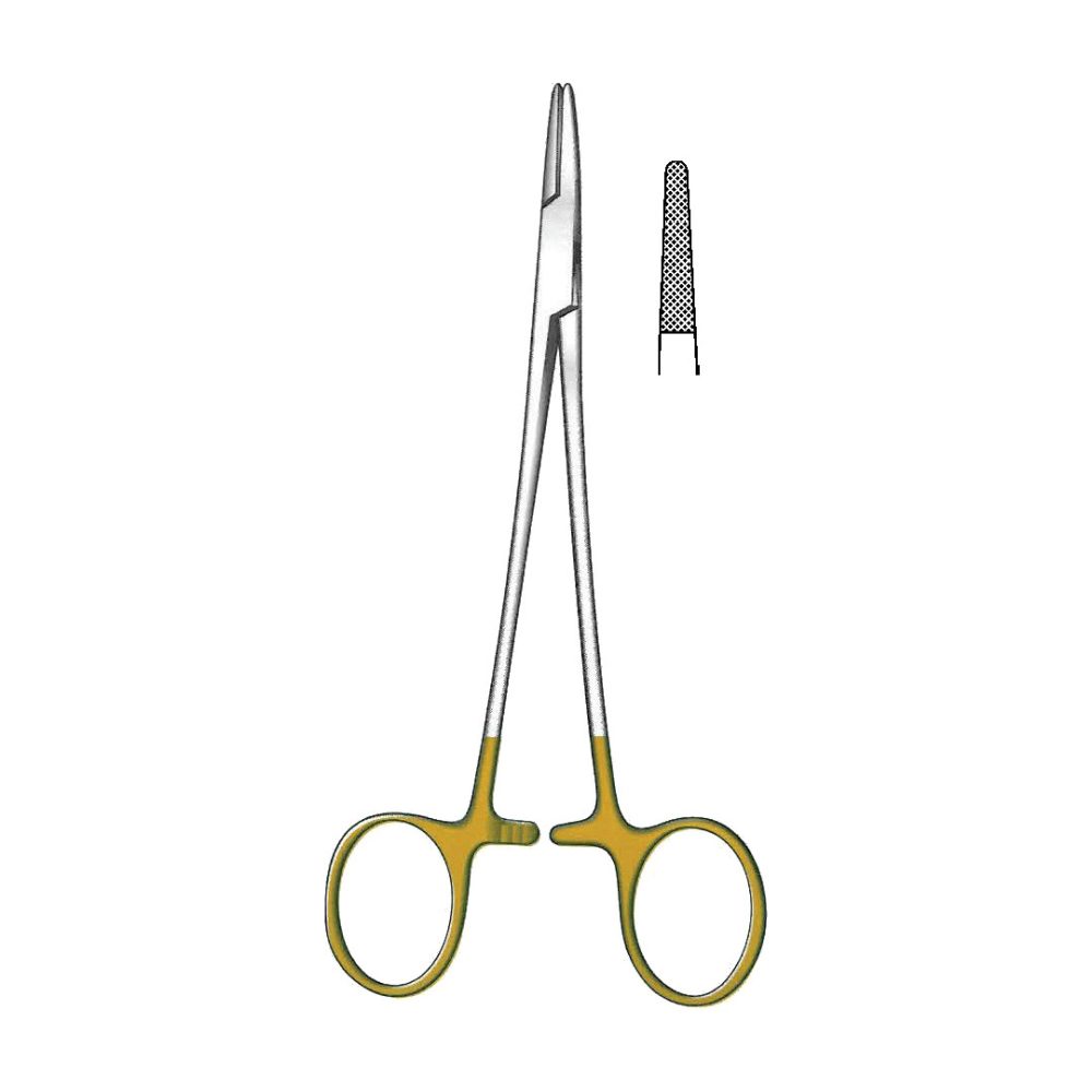 Crile Wood Needle Holder, TC Jaws 25cm