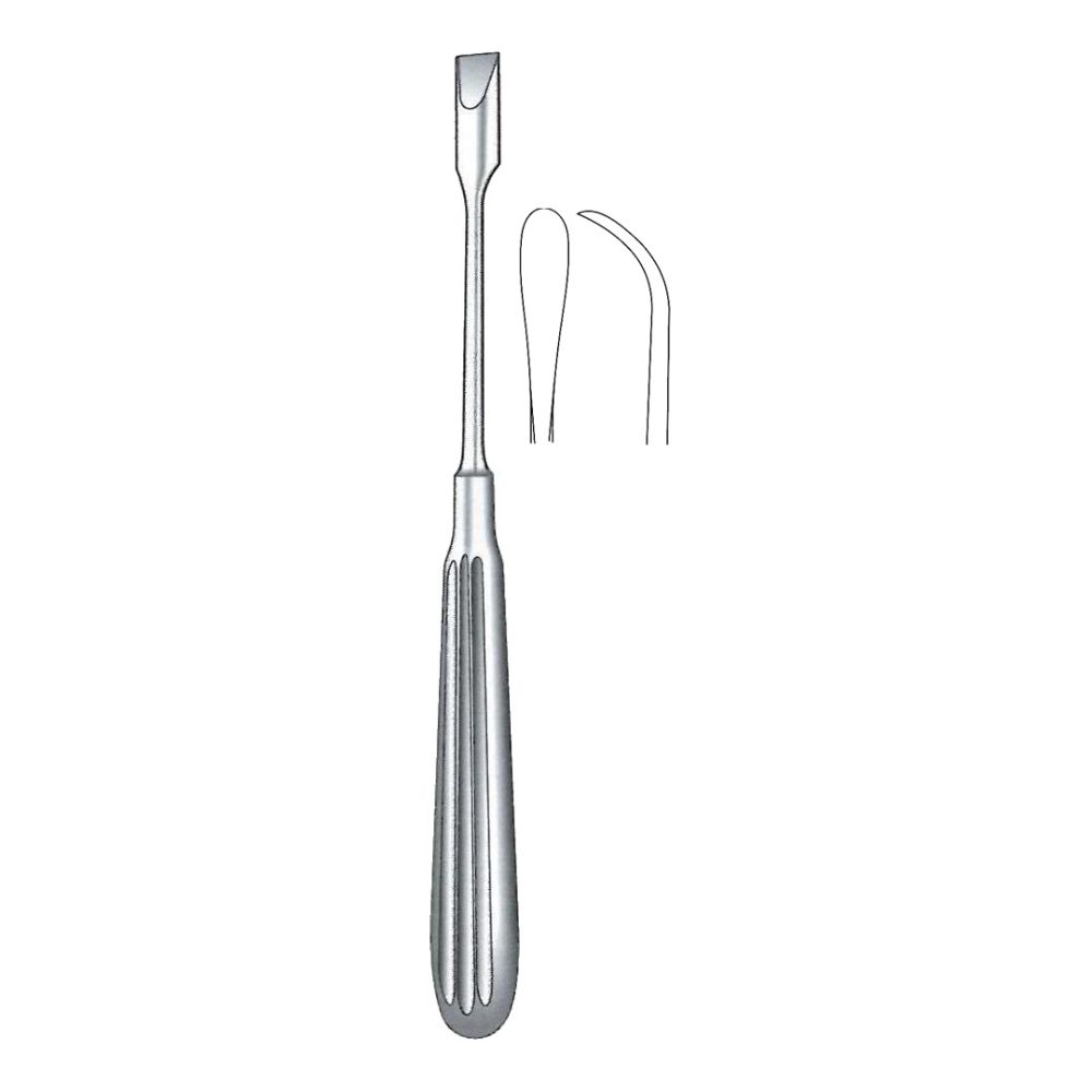 Adson Periosteal Elevator, Curved, Semi Sharp 17cm