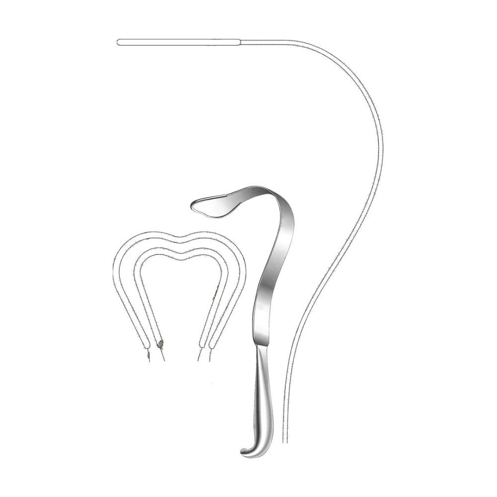 Harrington Retractor, 127x40mm 32cm