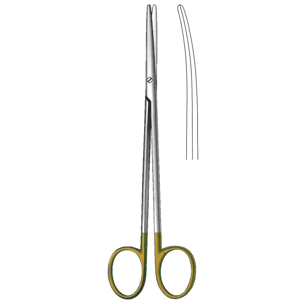 Metzenbaum Scissors, Curved, Delicate, TC Blades 14.5cm