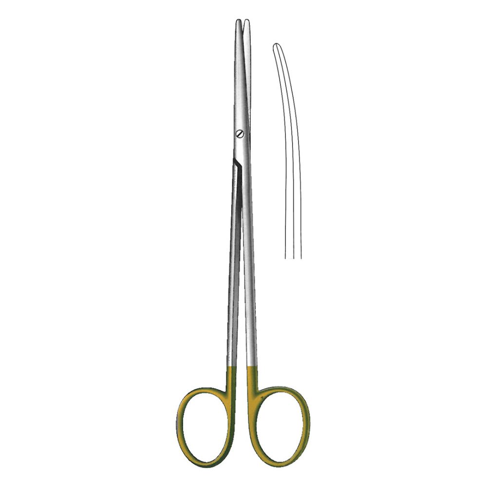 Metzenbaum Scissors, Curved, Delicate, TC Blades 23cm