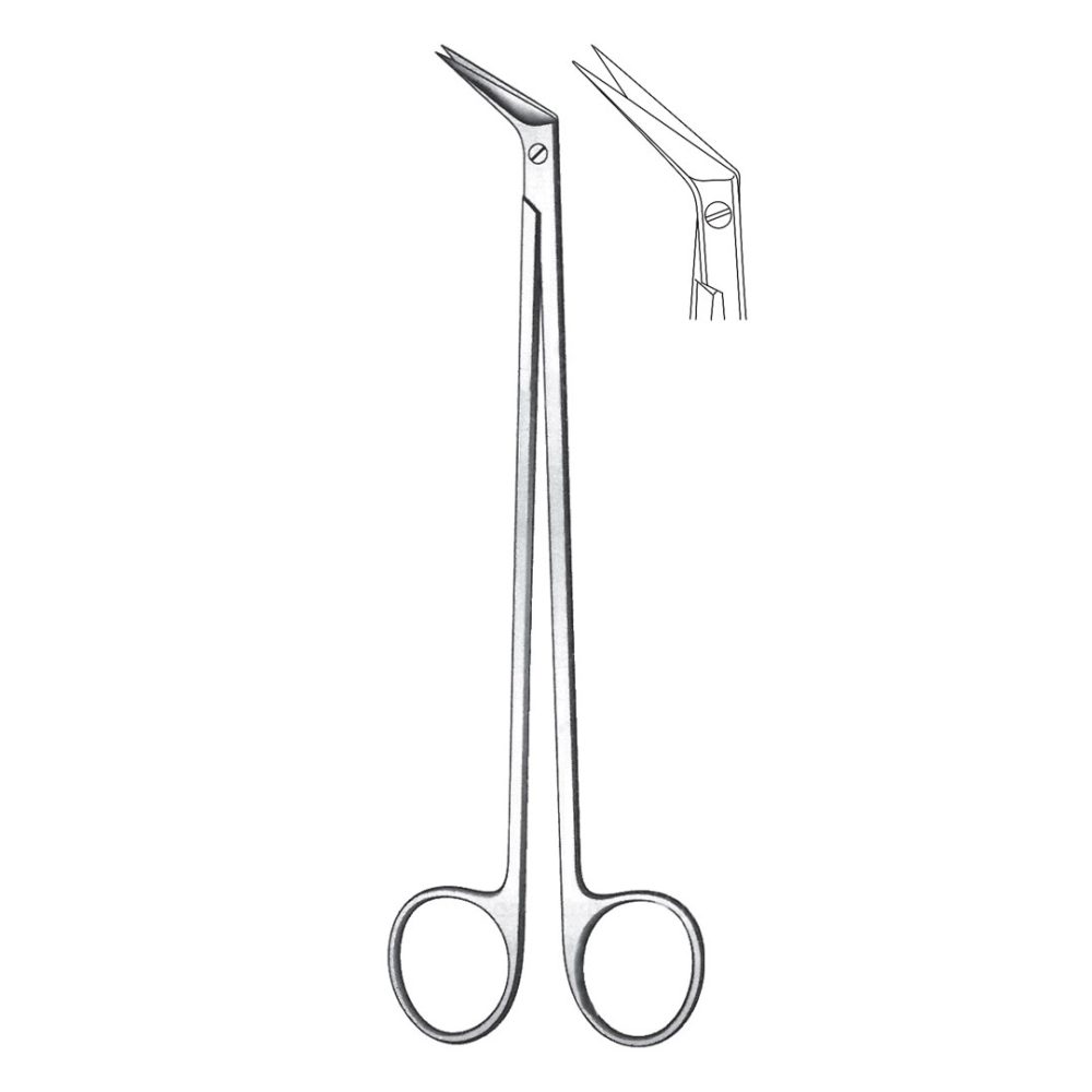 Potts Smith Scissors, 25 Angled 19cm