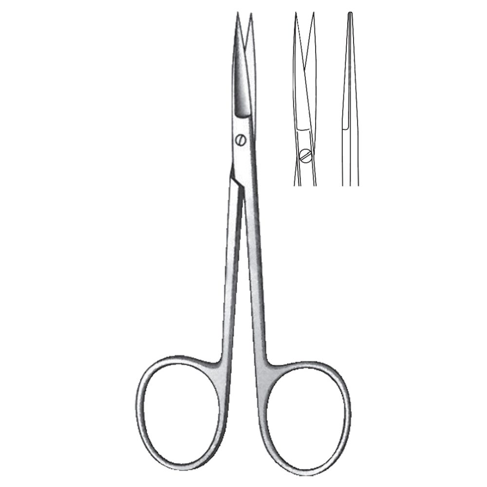 Iris Scissors, Straight, Sharp 10.5cm