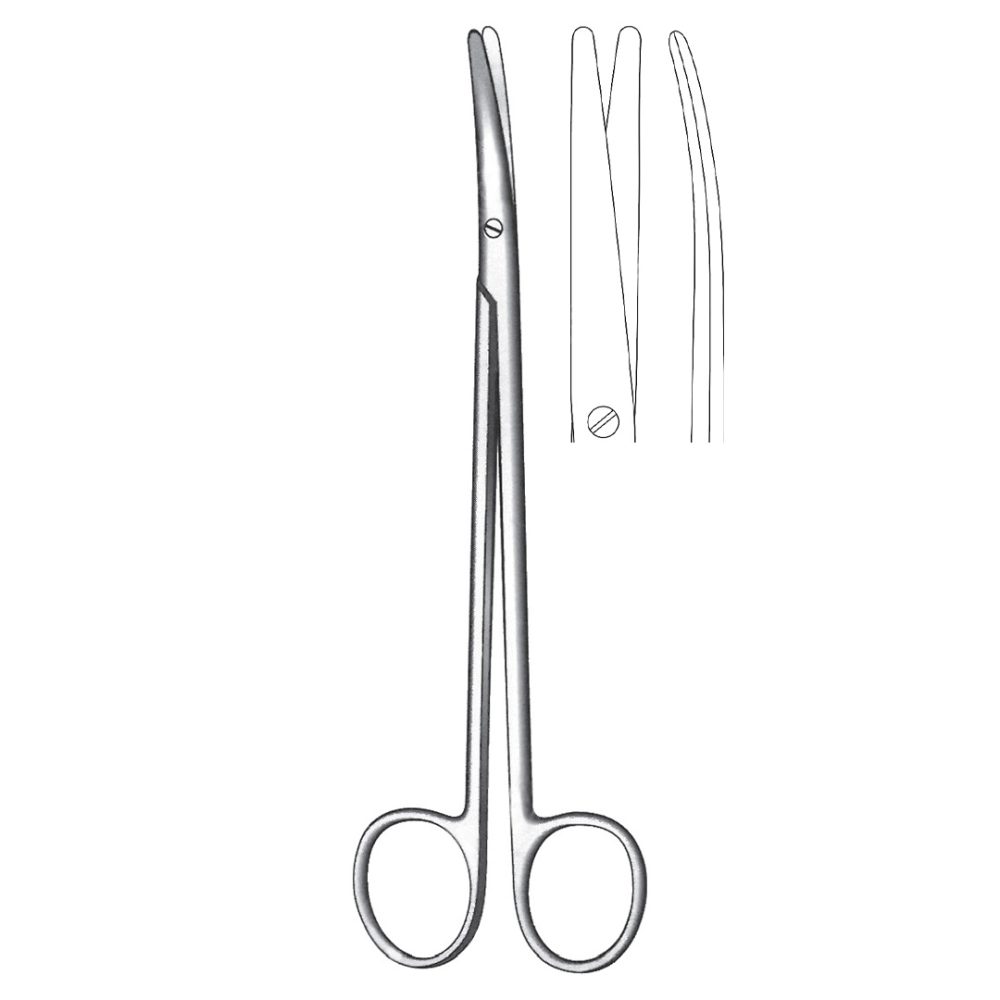 Metzenbaum Scissors, Curved, B/B, TC Blades 14.5cm