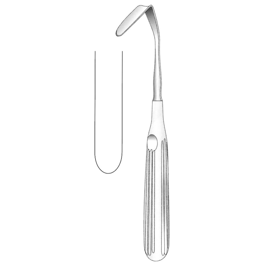 Aufricht Nasal Retractor Speculum, 45x6mm Blade 16cm