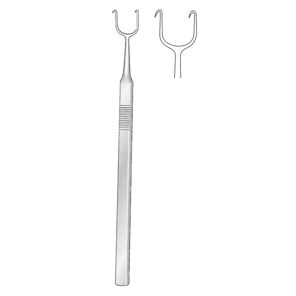 Cottle Double Hook, Sharp 15cm