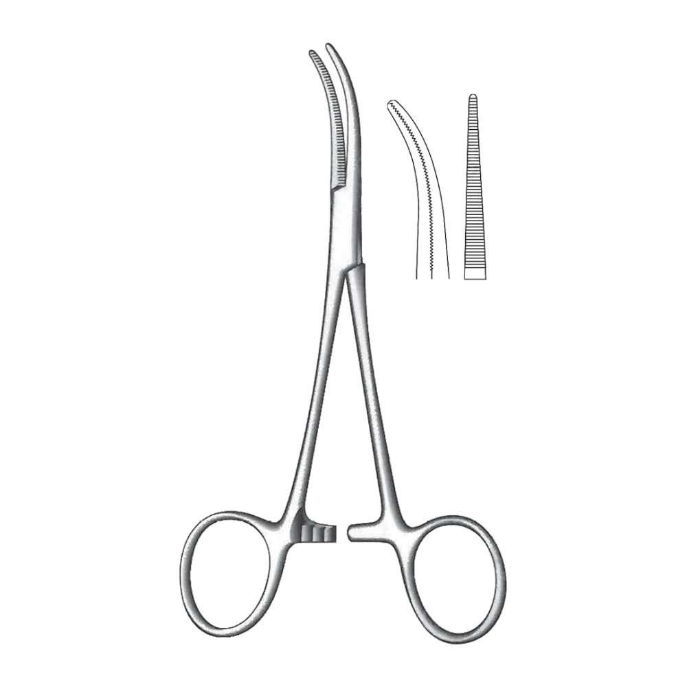 Dandy Artery Forceps, Curved side ways 14 cm