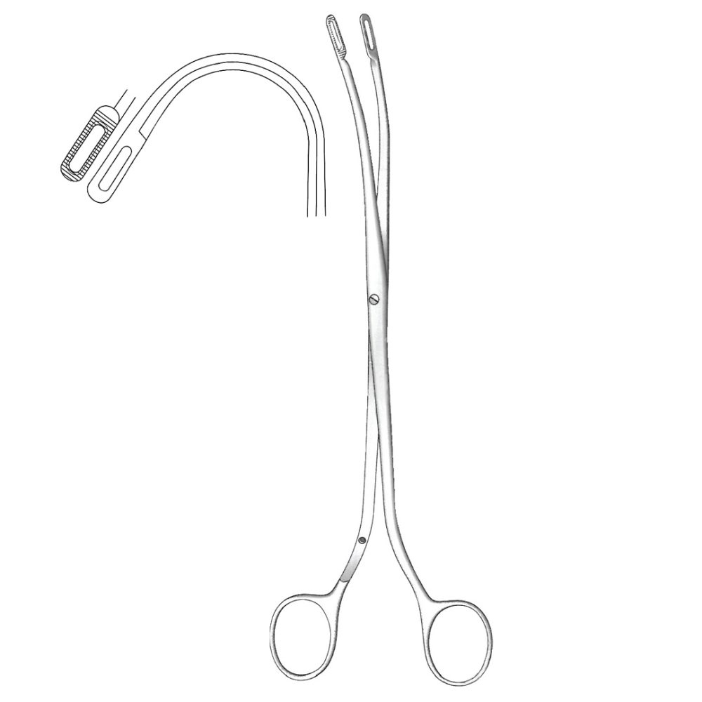 Randall Stone Forceps, Full Curved 22 cm