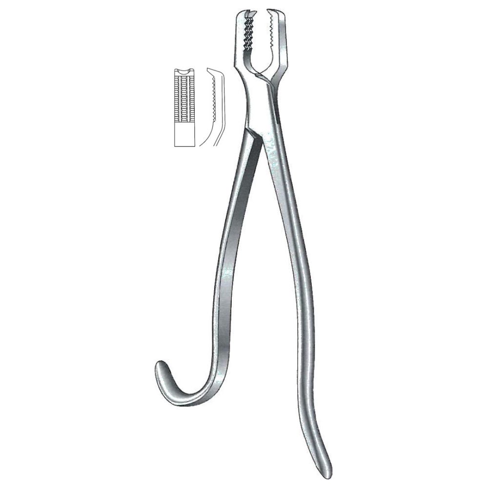 Kern Bone Holding Forceps, without Ratchet 21 cm