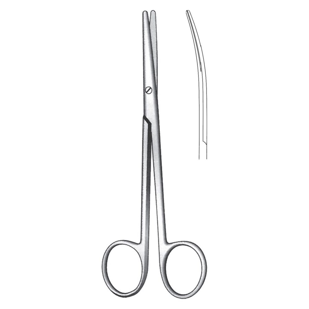 Metzenbaum Scissors, Curved, Blunt / Blunt 14.5 cm