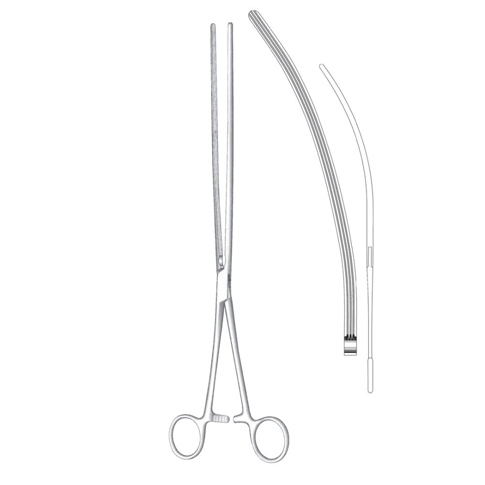 Scudder-Atrauma Intestinal Clamps Sigmoid Anastomosis Forceps