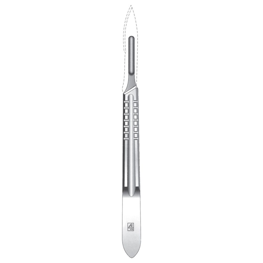 STANDARD SCALPEL HANDLES   No. 4 A-HKI-104