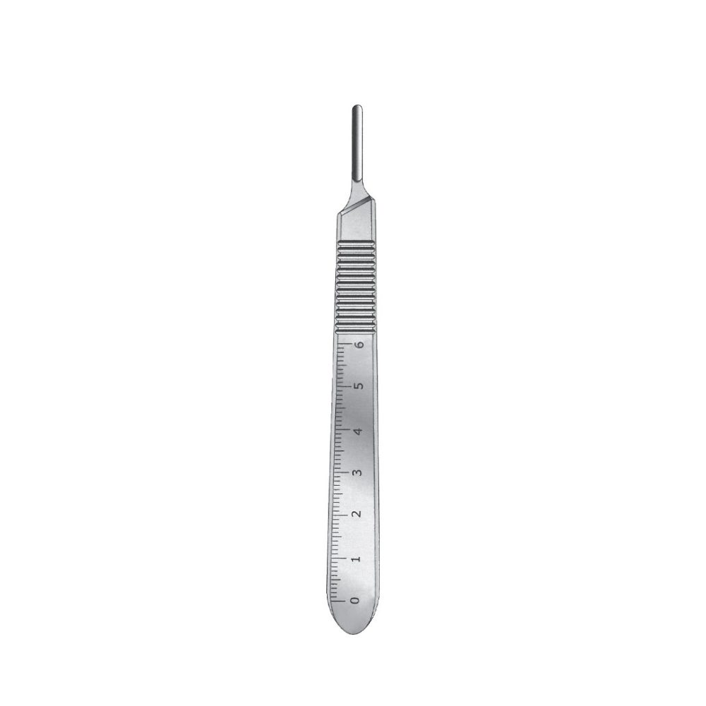 SCALPEL HANDLES Solid  with scale No.3 A-HKI-110