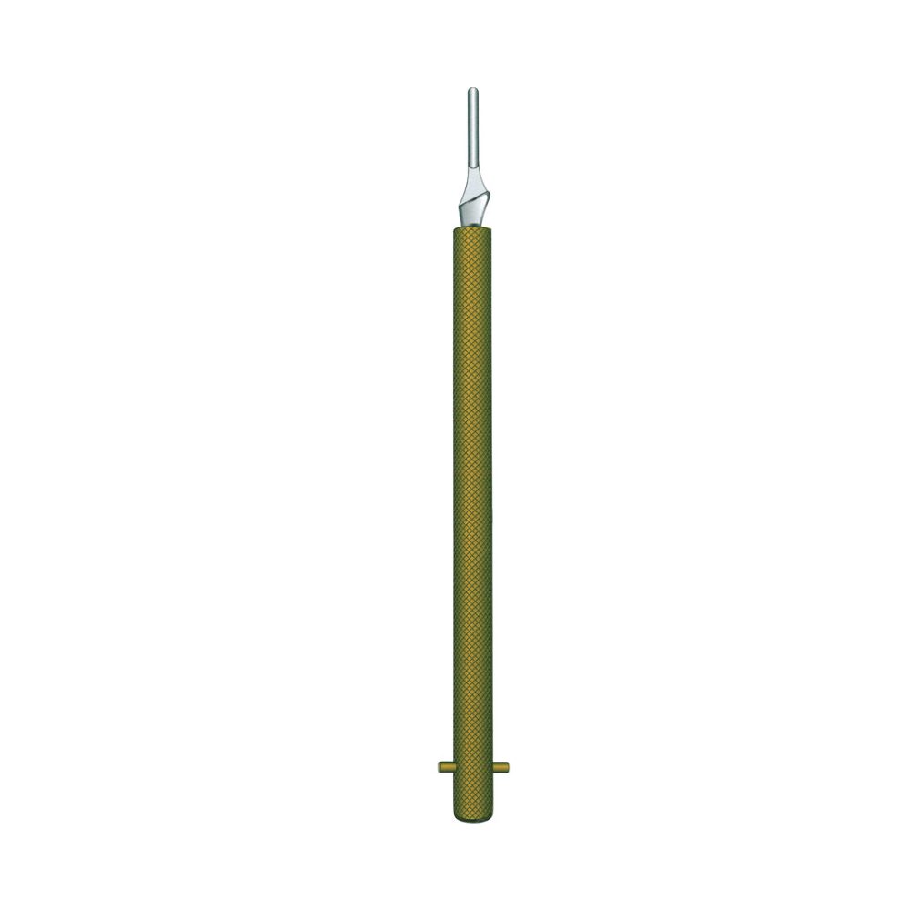 SCALPEL HANDLES Hollow golden handle 15.5 cm / 61/4Inches  No. 3 A-HKI-125