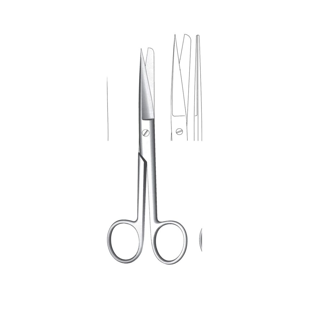 STANDARD OPERATING SCISSORS for left hand 18.5 cm / 71/4Inches  A-SCR-115