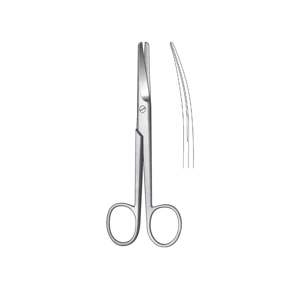 MAYO OPERATING  and  GYNECOLOGICAL SCISSORS Curved 17 cm / 63/4Inches