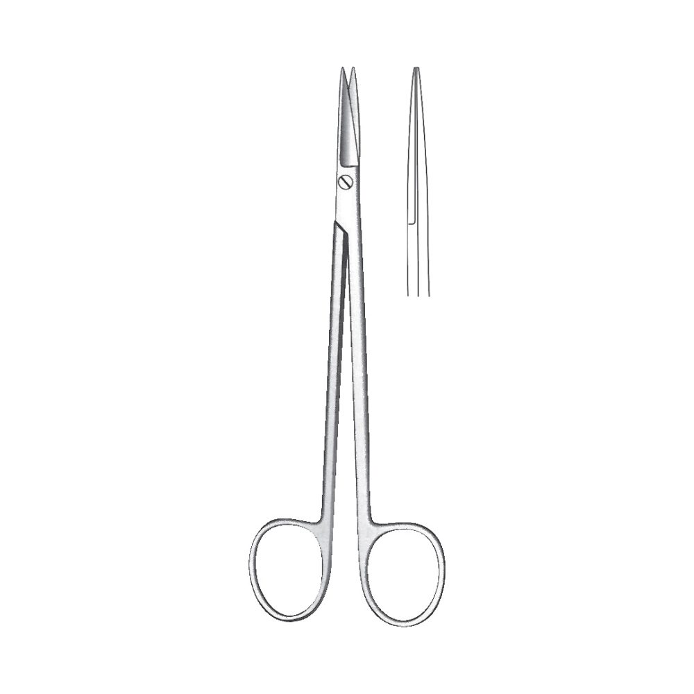 KELLY OPERATING  and  GYNECOLOGICAL SCISSORS Straight 16 cm