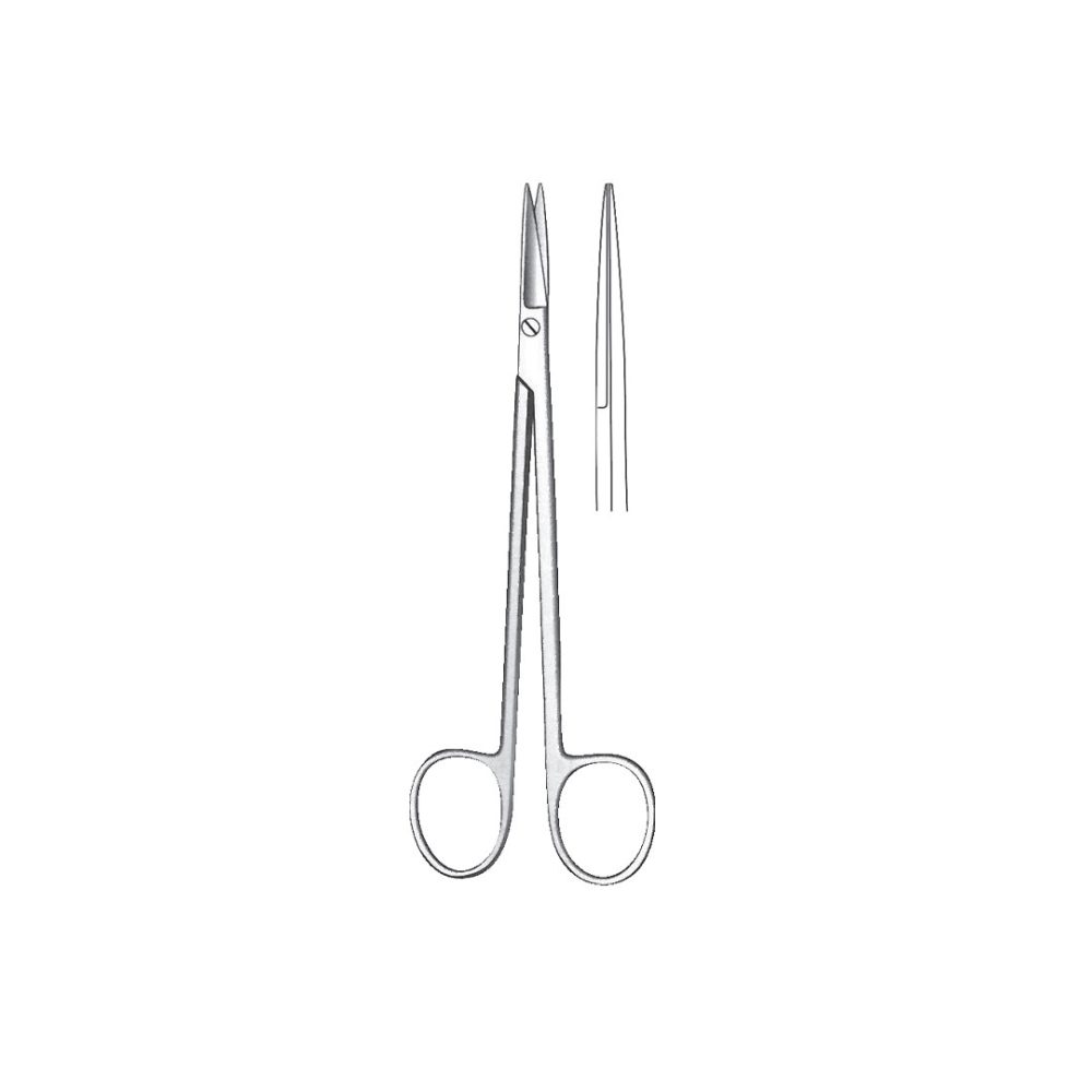 KELLY OPERATING  and  GYNECOLOGICAL SCISSORS Straight 18 cm