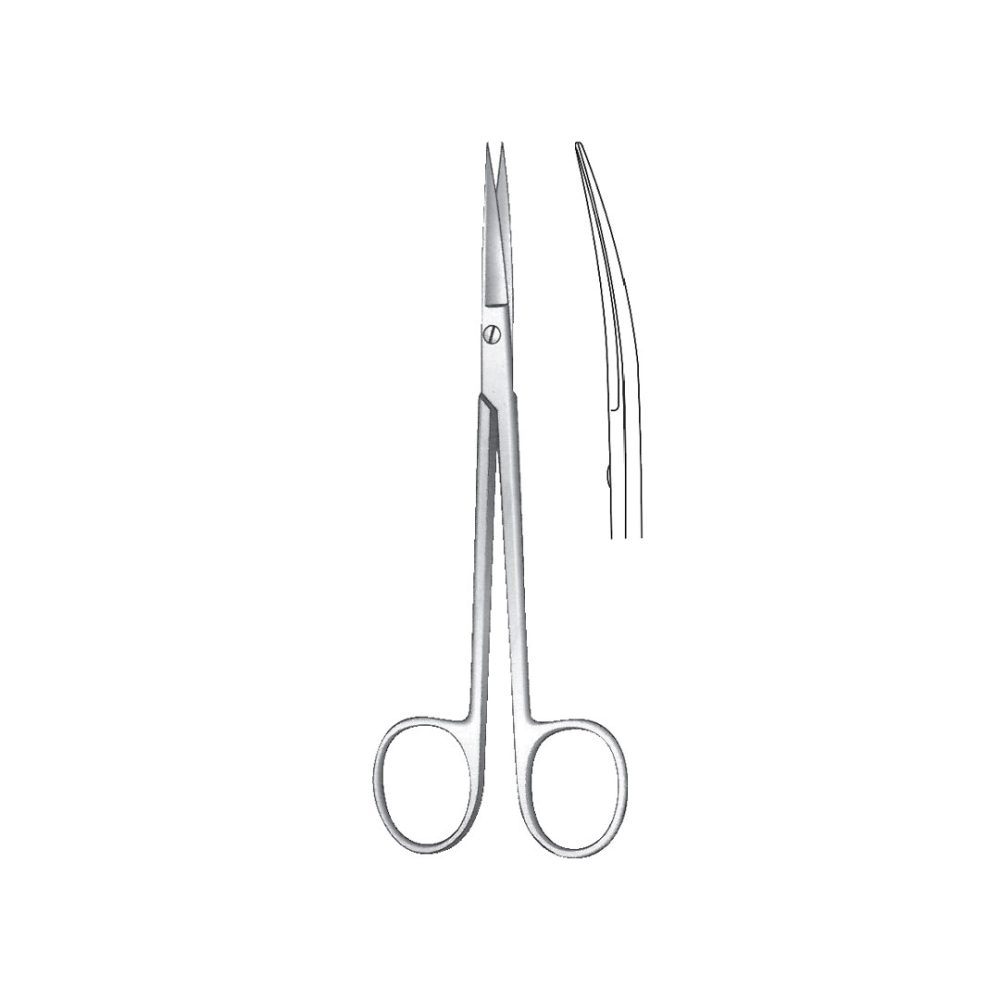 SANVENERO FINE OPERATING SCISSORS Curved 14 cm