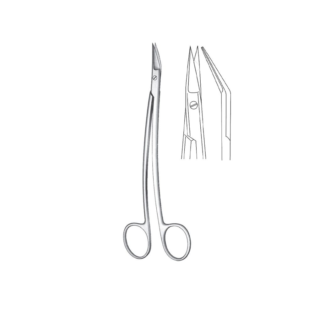 DEAN TONSIL AND NASAL SCISSORS Plain 17 cm