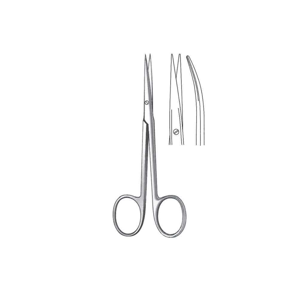 KILNER FINE OPERATING SCISSORS Curved 11.5 cm