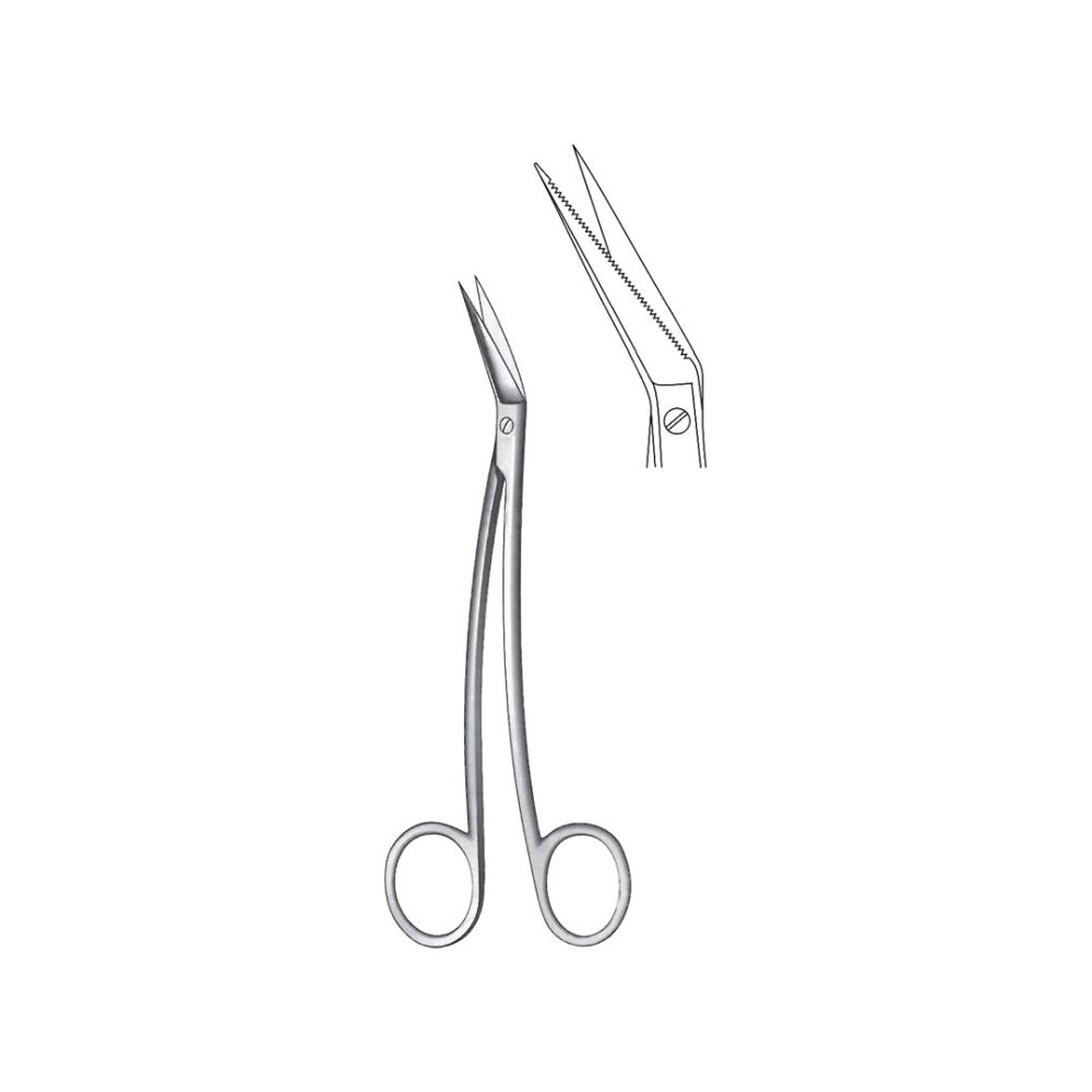 LOCKLIN OPERATING GUM  and  LIGATURE SCISSORS 16 cm