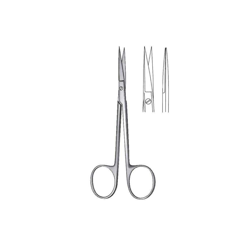 IRIS FINE OPERATING SCISSORS Round 11.5 cm / 4 1/2 Inches  A-SCR-265
