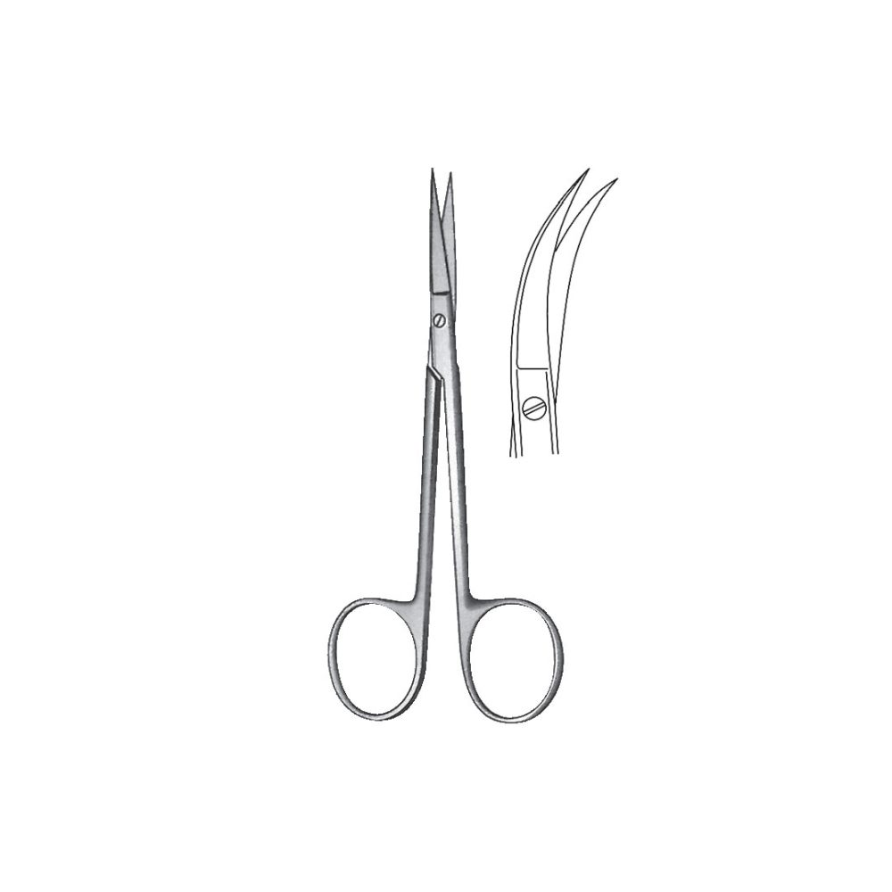 IRIS FINE OPERATING SCISSORS Round 11.5 cm / 4 1/2 Inches  A-SCR-267