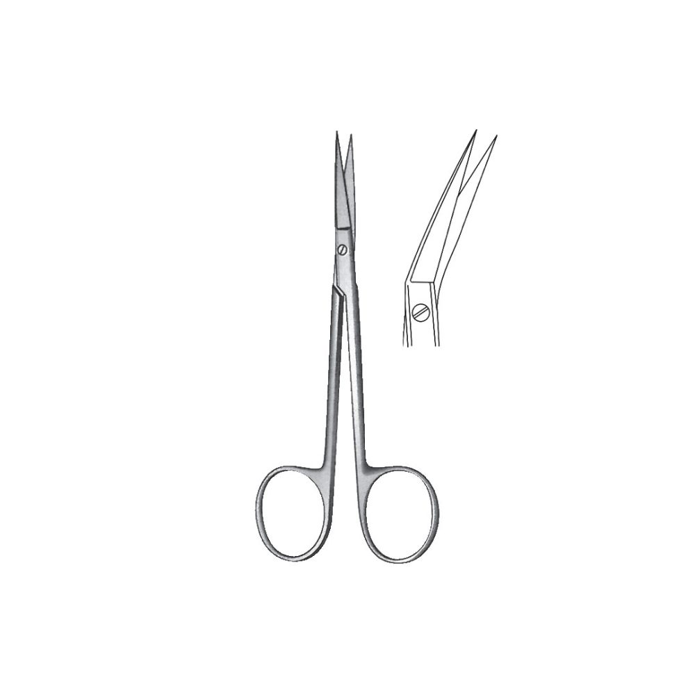 IRIS FINE OPERATING SCISSORS Round 11.5 cm / 4 1/2 Inches  A-SCR-268