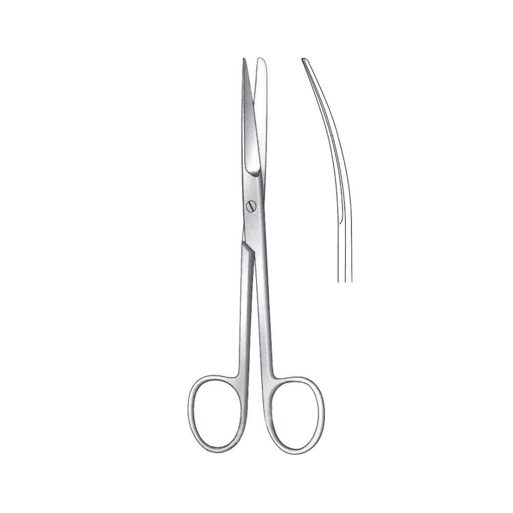 DEAVER OPERATING SCISSORS Curved 14 cm
