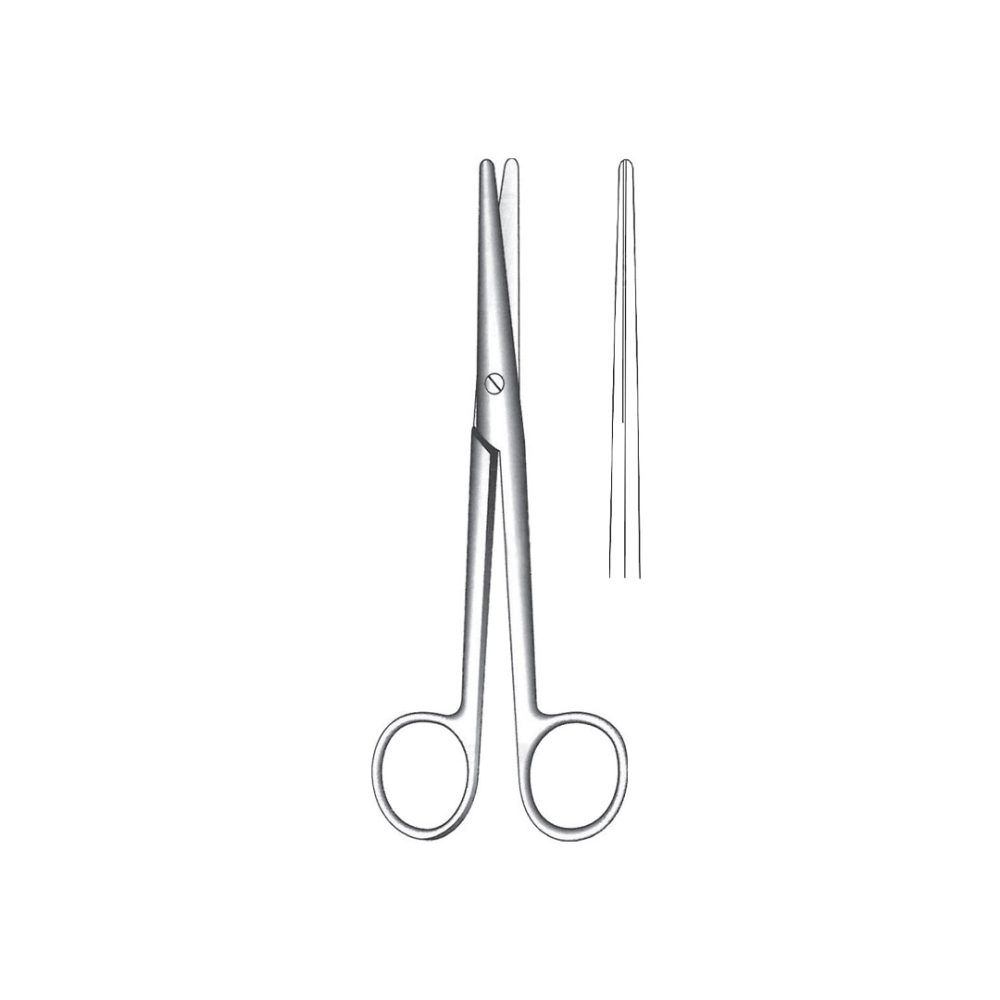 MAYO STILLE OPERATING  and  GYNECOLOGICAL SCISSORS Straight 16 cm