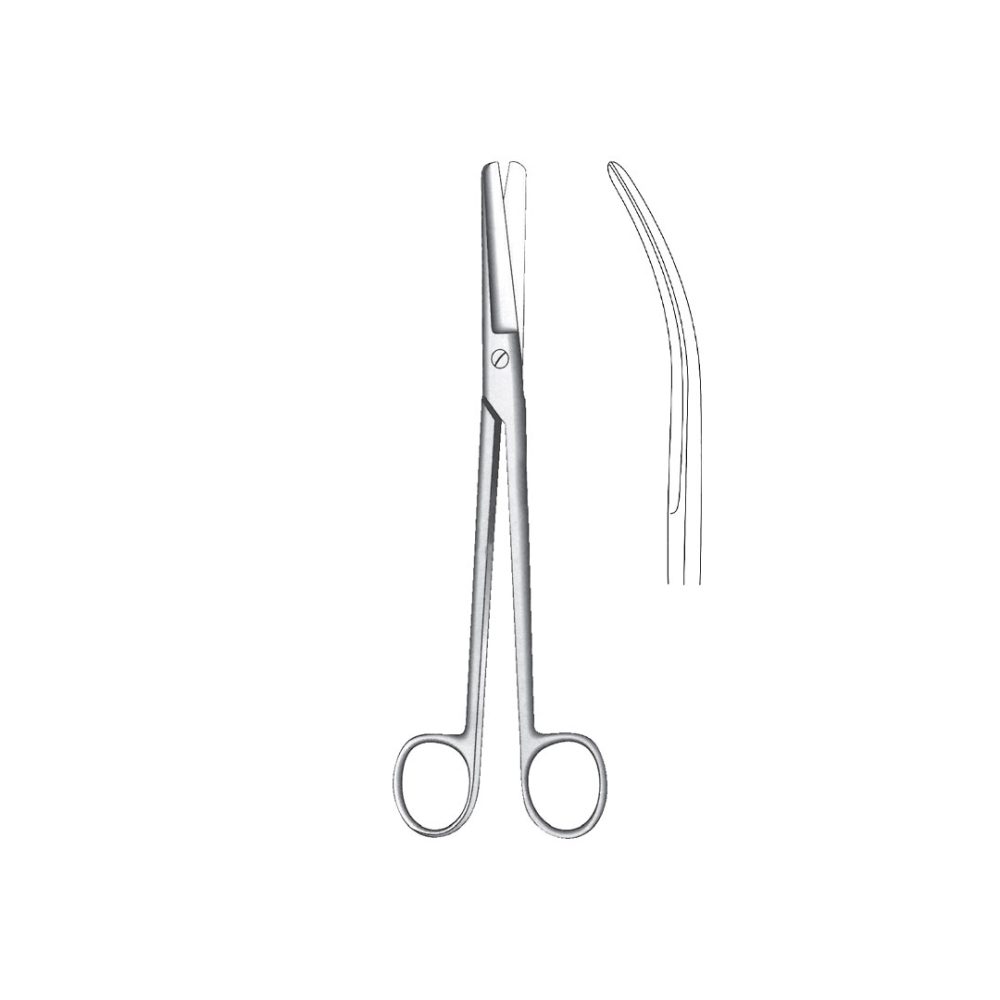 SIMS OPERATING  and  GYNECOLOGICAL SCISSORS Curved 20 cm