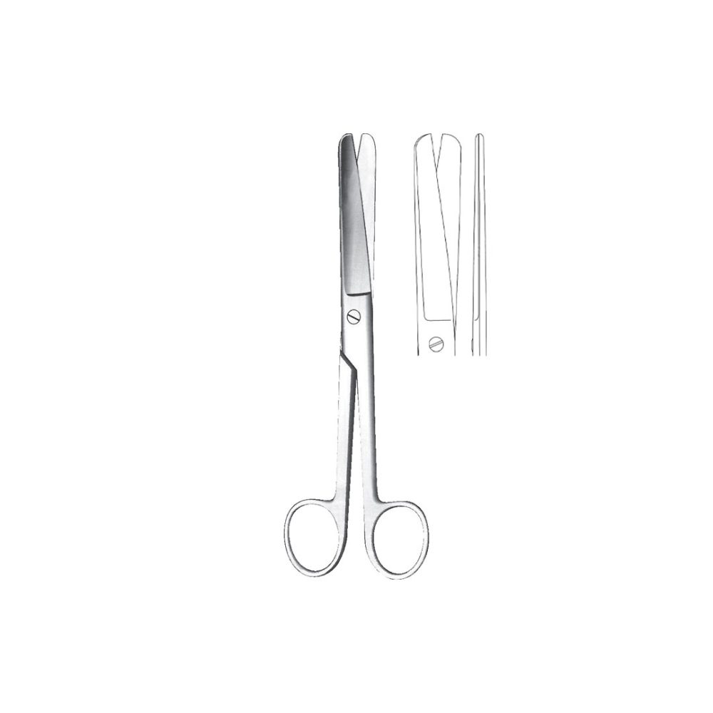 DOYEN OPERATING  and  GYNECOLOGICAL SCISSORS Straight 18 cm