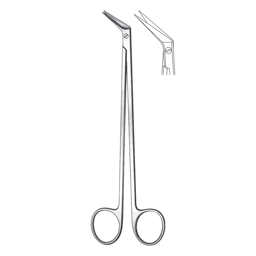 POTTS-SMITH THORAX AND VASCULAR SCISSORS Delicate 21 cm
