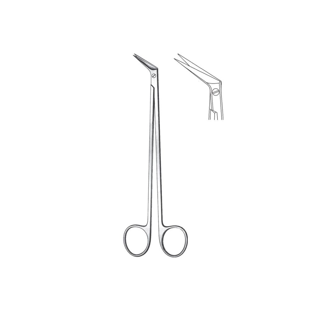 POTTS-SMITH THORAX AND VASCULAR SCISSORS Delicate 22 cm