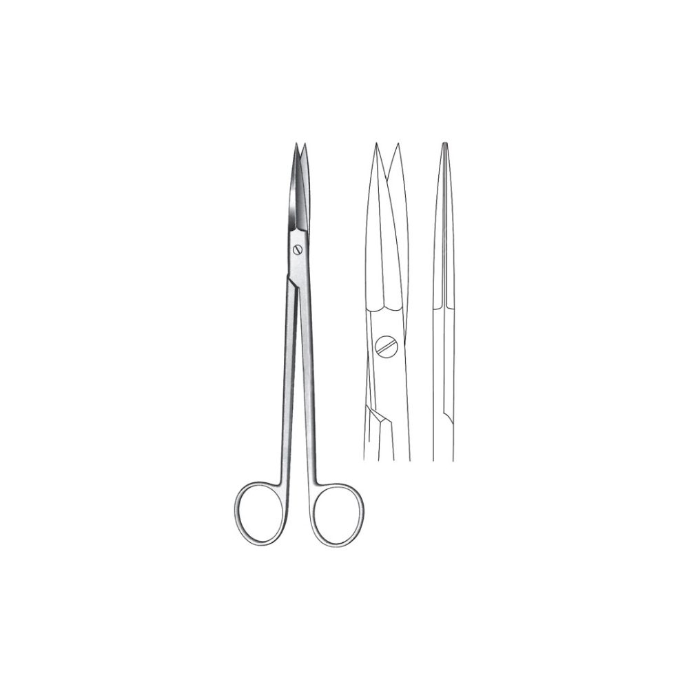 MC-INDOE THORAX AND VASCULAR SCISSORS  19 cm